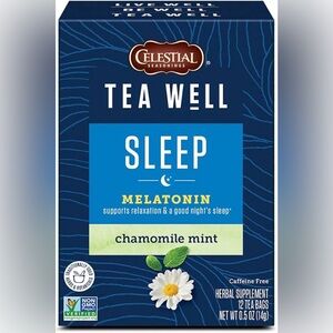 Celestial Seasonings Tea Well Sleep Chamomile Mint - UNOPENED